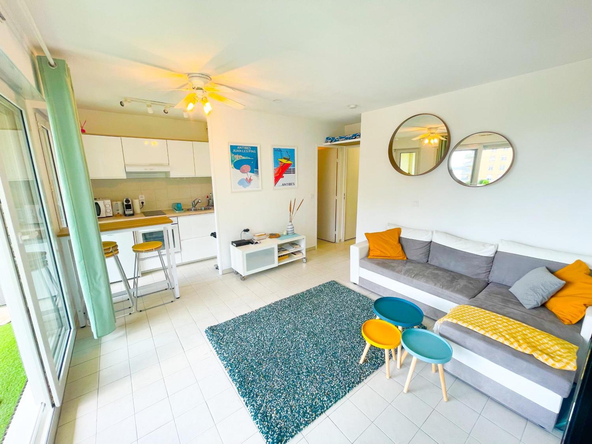 1 Bedroom Sea View, Swimming Pool, Beach On Foot, Parking Антиб Экстерьер фото