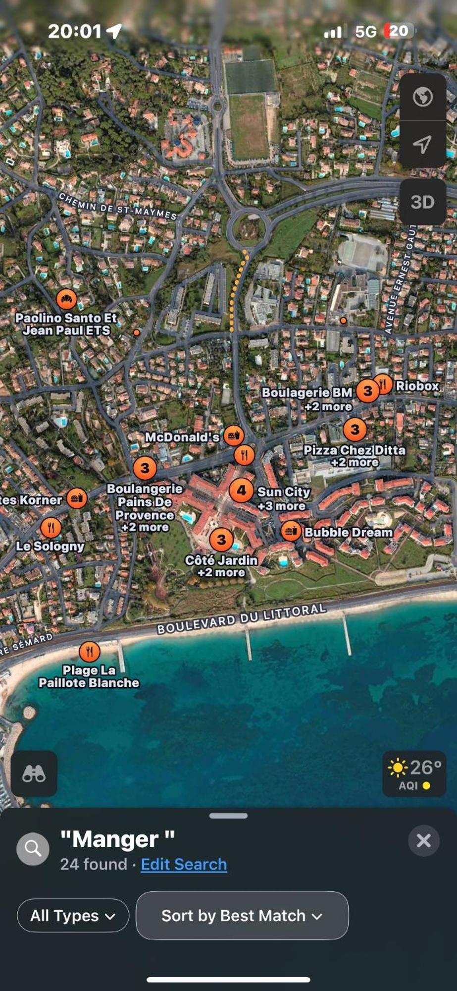 1 Bedroom Sea View, Swimming Pool, Beach On Foot, Parking Антиб Экстерьер фото