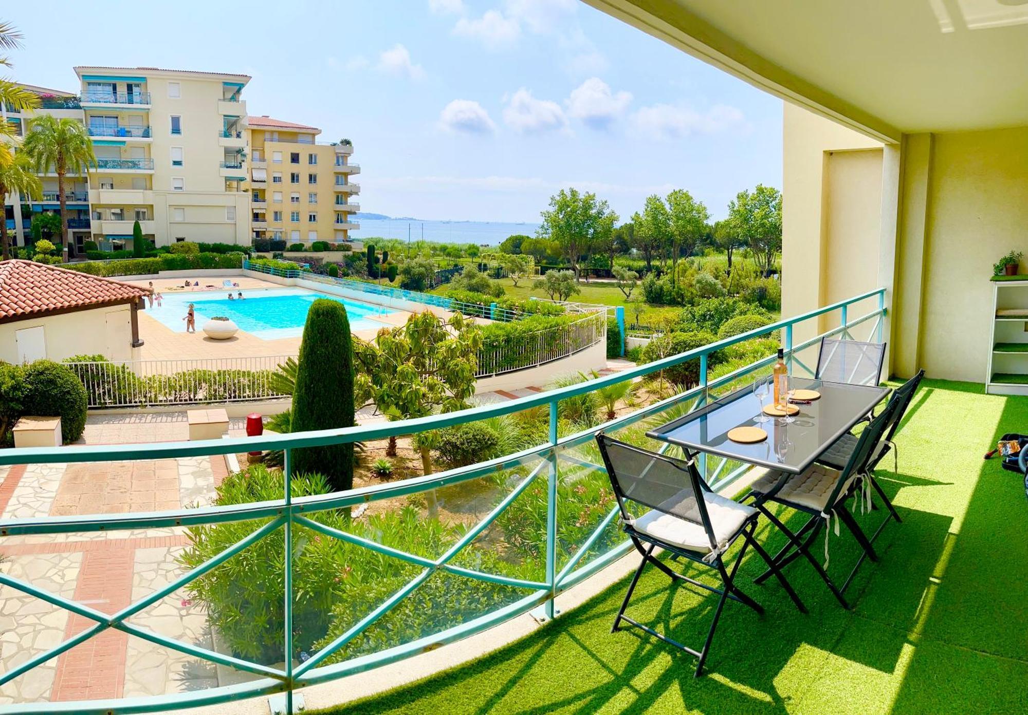 1 Bedroom Sea View, Swimming Pool, Beach On Foot, Parking Антиб Экстерьер фото
